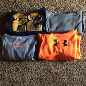 Bundle of 4 boys sweatshirts all medium